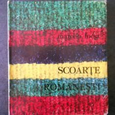 MARCELA FOCSA - SCOARTE ROMANESTI (1970, editie cartonata)