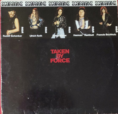 Scorpions &amp;lrm;&amp;ndash; Taken By Force, LP, Europe, 1983, stare acceptabila(G+) foto