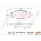Dr!ve+ DP1010.10.0104 set placute frana,frana disc