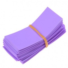 50 Bucati 72/30mm tuburi PVC termocontractabile pentru Baterii 18650 Culoare Violet foto