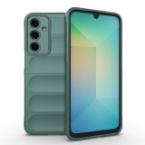 Husa antisoc pentru samsung galaxy a16 4g / a16 5g, margini striate, magic shield, green