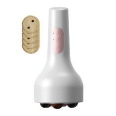 Aparat Pentru Masaj Profesional cu Pietre Bian, Bile Incalzite, Moxibustie fara Fum, Abdominal, Anticelulita, 6 Moduri, 3 Trepte, BiXXBi, Ameliorare D
