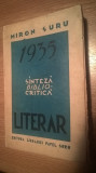 1935 literar - Sinteza biblio-critica - Miron Suru (Ed Librariei Pavel Suru 1937