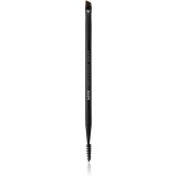 NYX Professional Makeup Pro Dual perie pentru modelarea spr&acirc;ncenelor 1 buc