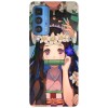 Husa compatibila cu Motorola G100 model Nezuko kamado DemonSlayer, Silicon, TPU, Viceversa, Transparent, Carcasa