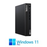 Mini PC Lenovo M70q Gen 5, Quad Core i3-13100T, 16GB DDR5, SSD, Win 11 Pro