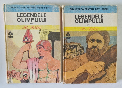 LEGENDELE OLIMPULUI de AL. MITRU , VOL. I-II , 1983 *COPERTA UZATA foto