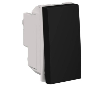 Intrerupator cu revenire 1M Flexo Himel negru mat foto