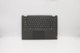 Carcasa superioara cu tastatura palmrest Laptop, Lenovo, IdeaPad C340-14IML Type 81TK 81XN, 5CB0S17556, AP2GA000A, iluminata, gri, layout HB