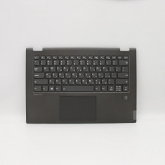 Carcasa superioara cu tastatura palmrest Laptop, Lenovo, IdeaPad C340-14API Type 81N6, 5CB0S17556, AP2GA000A, iluminata, gri, layout HB