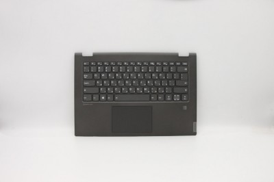 Carcasa superioara cu tastatura palmrest Laptop, Lenovo, IdeaPad C340-14IML Type 81TK 81XN, 5CB0S17556, AP2GA000A, iluminata, gri, layout HB foto