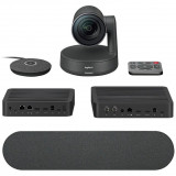 Sistem videoconferinta Rally Ultra-HD - BLACK - USB, Logitech