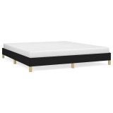 Cumpara ieftin Cadru de pat fara saltea, negru, 180x200 cm, textil
