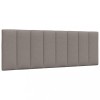 VidaXL Pernă pentru tăblie de pat, gri taupe, 140 cm, material textil 4019167