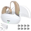 2 X Aparat Auditiv Vala Tech&reg;️, Autonomie 210h, Amplificare 130dB, 4 Moduri de Ascultare, Reincarcabil, Carcasa Portabila
