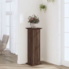 vidaXL Suport de plante, stejar maro, 33x33x100 cm, lemn prelucrat 852984