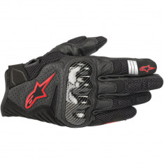 Manusi Moto Alpinestars SMX-1 Air V2 Gloves, Negru/Rosu, Medium