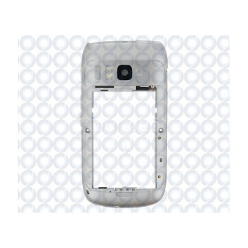 Husă centrală Nokia E6-00 argintie foto