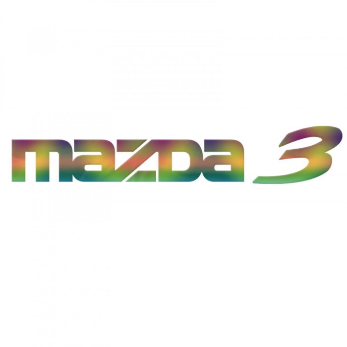 Sticker Mazda 3 , Autocolant Personalizat pentru Fanii Modelului Iconic