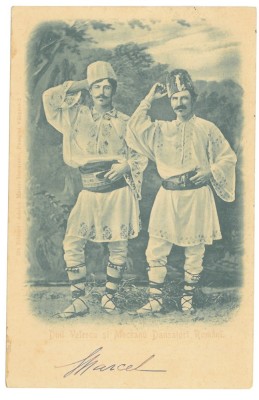 3819 - CALUSARI, Port Popular, Litho, Romania - old postcard - used - 1900 foto