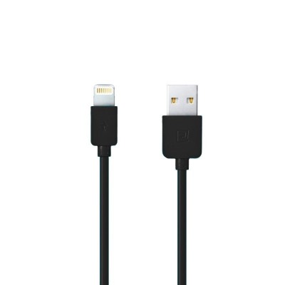 Cablu Date &amp;amp; Incarcare APPLE Lightning Fast Charge - 1 Metru (Negru) REMAX RC-006I foto