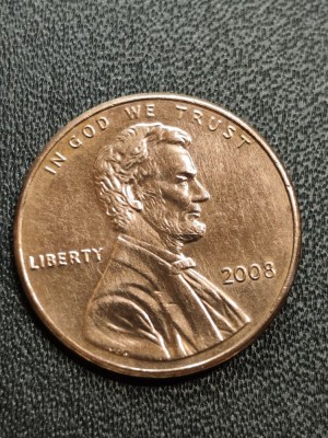 B 11 Moneda 1 Cent SUA 2008 foto