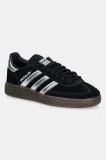 adidas Originals sneakers din piele &icirc;ntoarsă Handball Spezial culoarea negru, JP5356