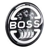 Cumpara ieftin Lampa Suplimentara LED pentru Vehicule Off-Road, ATV, SSV, cu inscriptie &bdquo;BOSS&rdquo; si functii: Faza Lunga, Faza Scurta, Semnalizare, Pozitie, tensiune al
