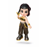 Figurina in cutie - Kpop Demon Hunters Zoey costum auriu 10 cm
