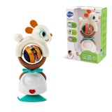 Jucarie Bebe Zornaitoare Iepuras cu Ventuza SuperHeroes ToysZone - Montare Masa, Scaun, Parchet - Dezvoltare Abilitati Motrice