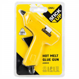 Pistol de Lipit Deli pentru Kraft, 20W, Cablu 1.5m, Galben, Pistol cu Lipici, Pistol cu Lipici pentru Kraft, Pistol de Lipit cu Lipici Cald, Pistol de