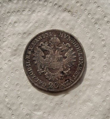 Moneda de 20 kreuzer 1831 A foto