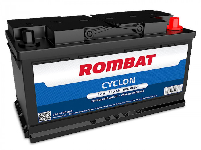 Acumulator Rombat 12V 110AH Cyclon 38431 6104750090ROM