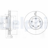 DELPHI BG4007 Disc frana