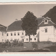 1939 Castel din Transilvania, CP ilustrata foto circulata 1951, eroare stampila