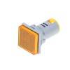 Voltmetru Ampermetru Frecventa Digital AC 60-500V 0-100A 20-75Hz LED Galben, Indicator Panou 3 in 1, Diametru 22mm