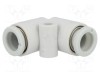 Racord push-in 90&deg; SMC - 1&divide;10bar polipropilenă
