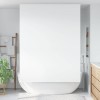 Jaluzea Rola Dus vidaXL 150x240cm, PEVA, Alb, Montaj Tavan/Perete, Siguranta Copii