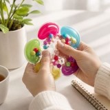 Jucarie Senzoriala Antistres Floare Multicolora, CMCLASS