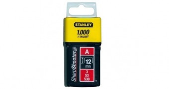 Stanley 1-TRA208T Capse standard 12 mm / 1/2&amp;quot; 1000 buc. tip a 5/53/530 - 3253561055140 foto