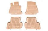 Covorase Presuri Auto Cauciuc Dedicate Bej Mercedes W205 Clasa C 2014 - 2021