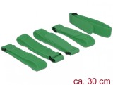Set 5 bucati cureluse cu arici verzi 300 mm x 20 mm, Delock 18706