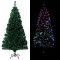 vidaXL Pom de Crăciun artificial cu suport, verde, 120cm, fibră optică 321026