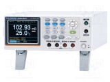Miliohmetru LCD TFT 3,5&quot; 320x240 GW INSTEK Temp: -50&divide;399,9&deg;C 100&divide;240VAC