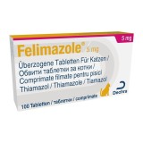 Felimazole, 5 mg/ 100 comprimate