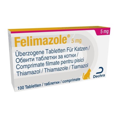 Felimazole, 5 mg/ 100 comprimate foto