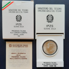 Moneda comemorativa - 500 Lire "Prezidenza italiana C.E.", Italia 1985 - G 3981