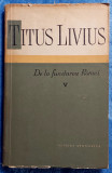 De la fundarea Romei Titus Livius Vol 5