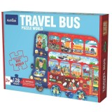 Cumpara ieftin Puzzle Arthink Autobuz cu Etaj, 128 Piese