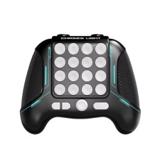 Jucarie interactiva pop it, flippy, tip consola, anti-stres, 5 moduri de joc, din abs si silicon, +3 ani, sunete si lumini model controller, negru